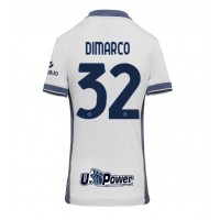 Maglia Calcio Inter Milan Federico Dimarco #32 Seconda Divisa Donna 2024-25 Manica Corta